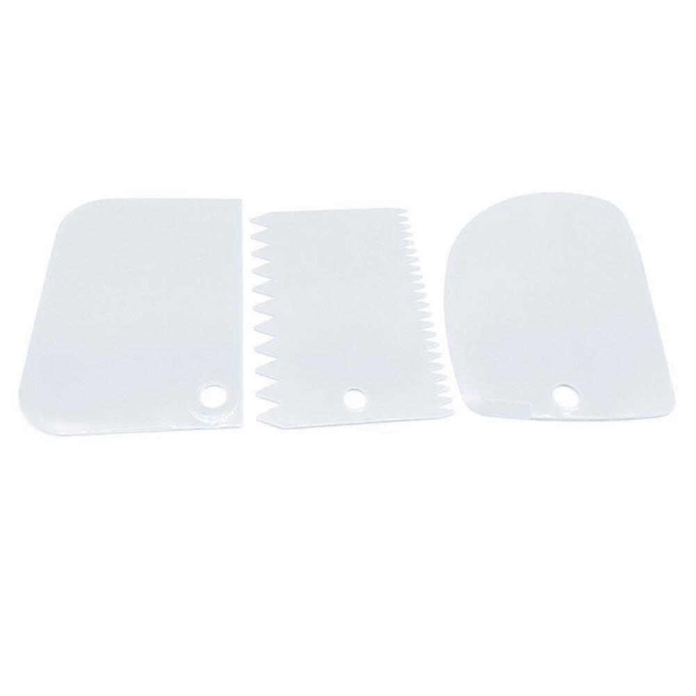 3pcs كريم كاشط دعوى Diy المطبخ مستقيم قوس الأسنان شاب