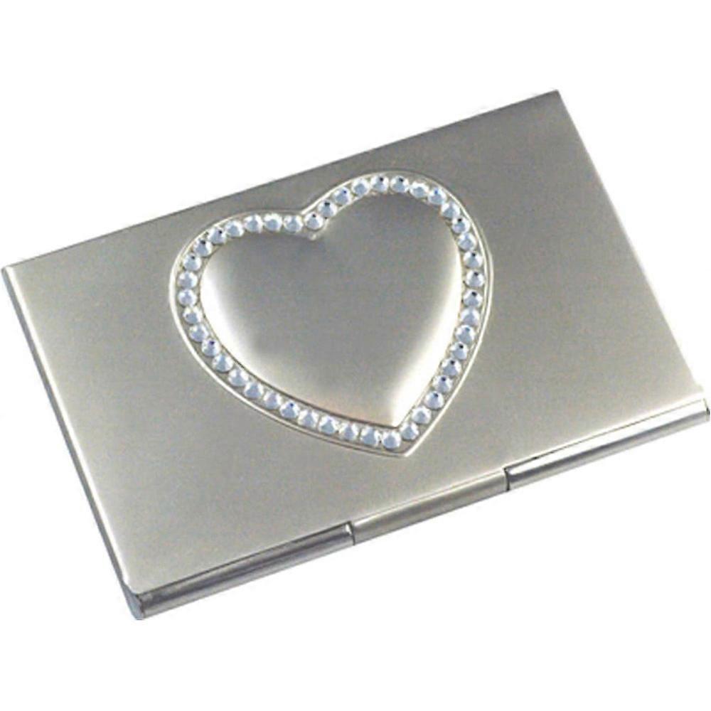 Lifefx Diamante Heart Card Case Premium Quality Durable and Stylish Card Case