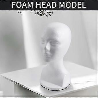 Styrofoam Mannequin Foam Head Model Glasses Hat Wig Display Stand