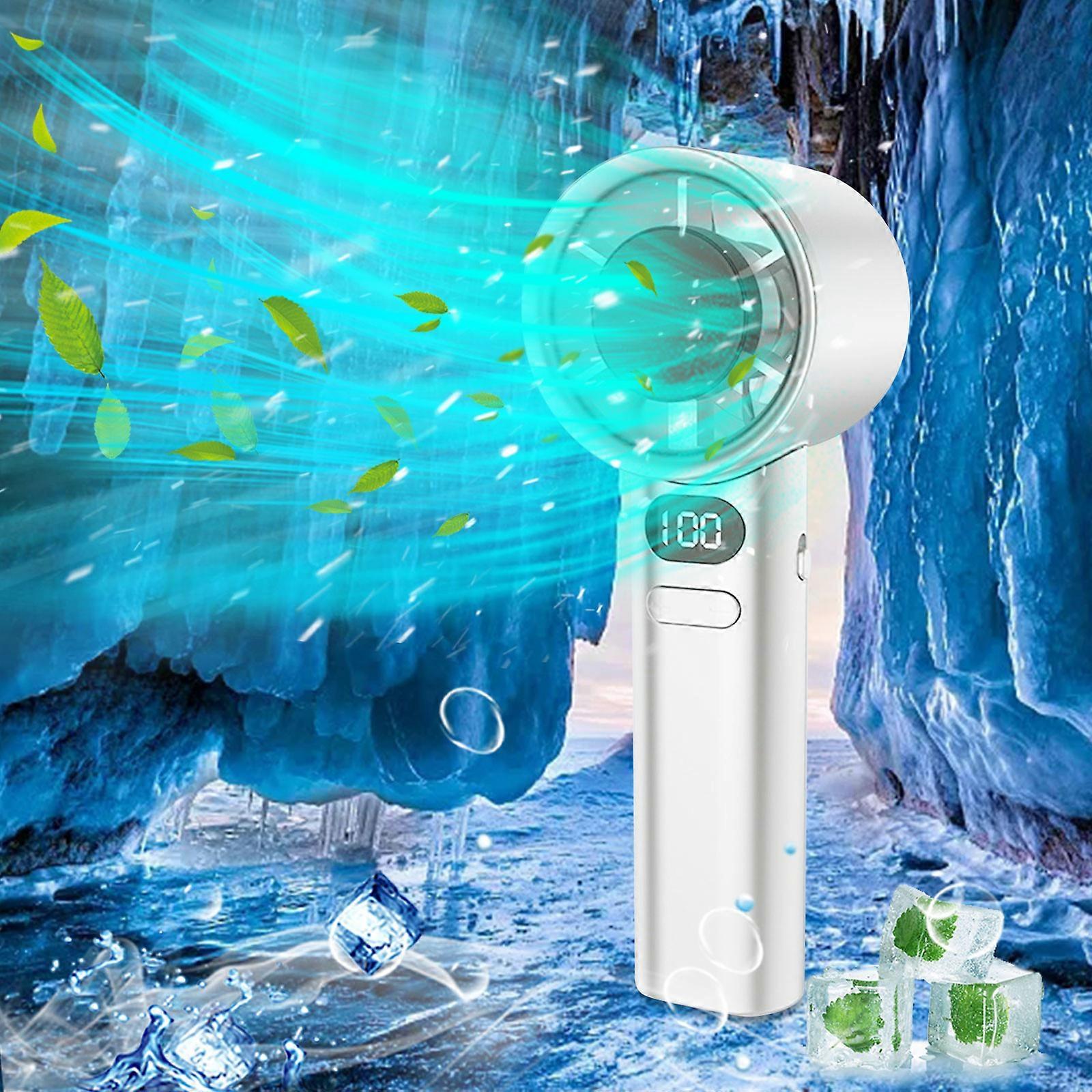 Variable Speed Handheld Fan High Wind Power Silent Turbine Mini Portable Outdoor Low-noise Handheld Fan FLYE2546