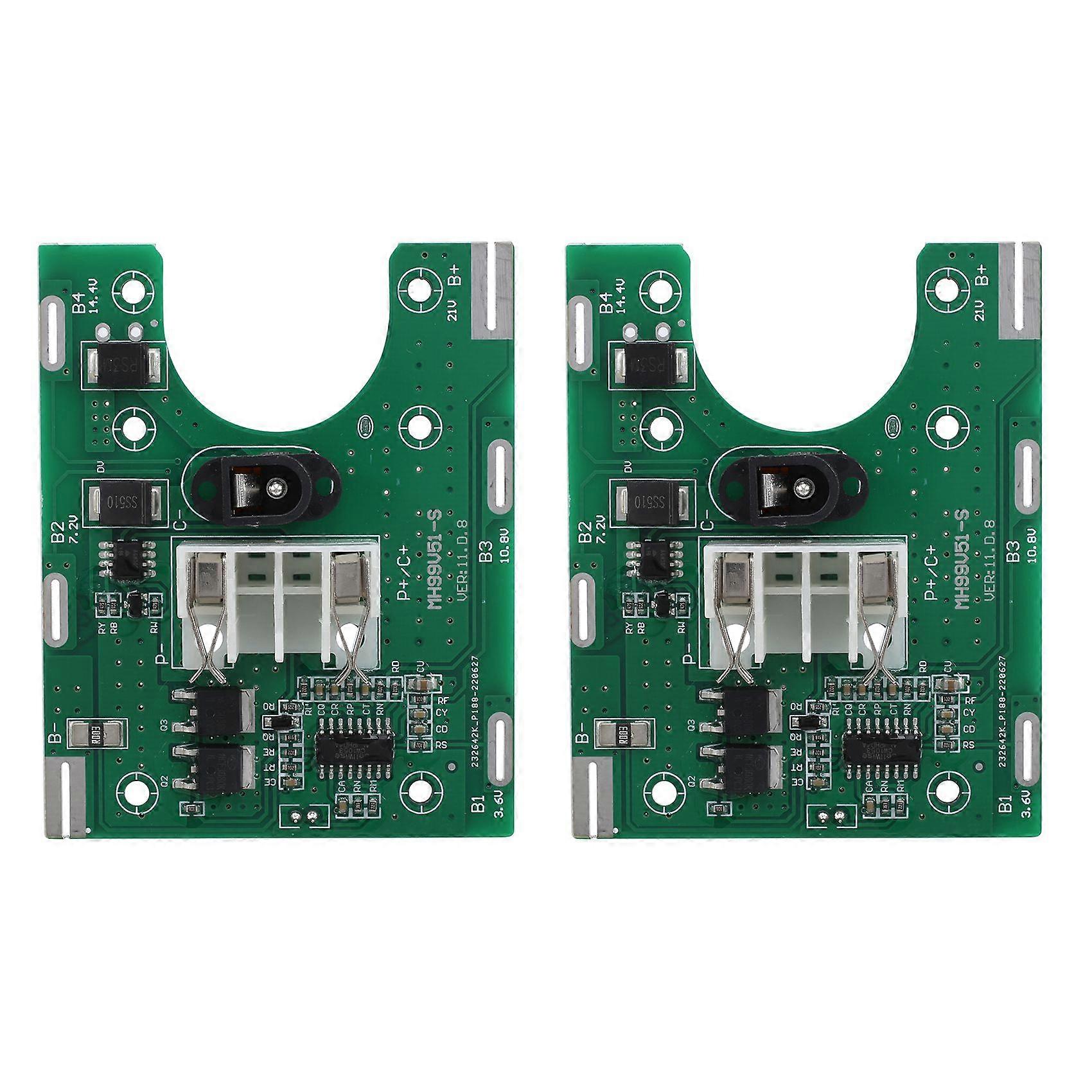 2 Pcs XL-MH99V5 2 Lithium Battery Protection Circuit Board 21V 5 Series Lithium Power Tools Battery