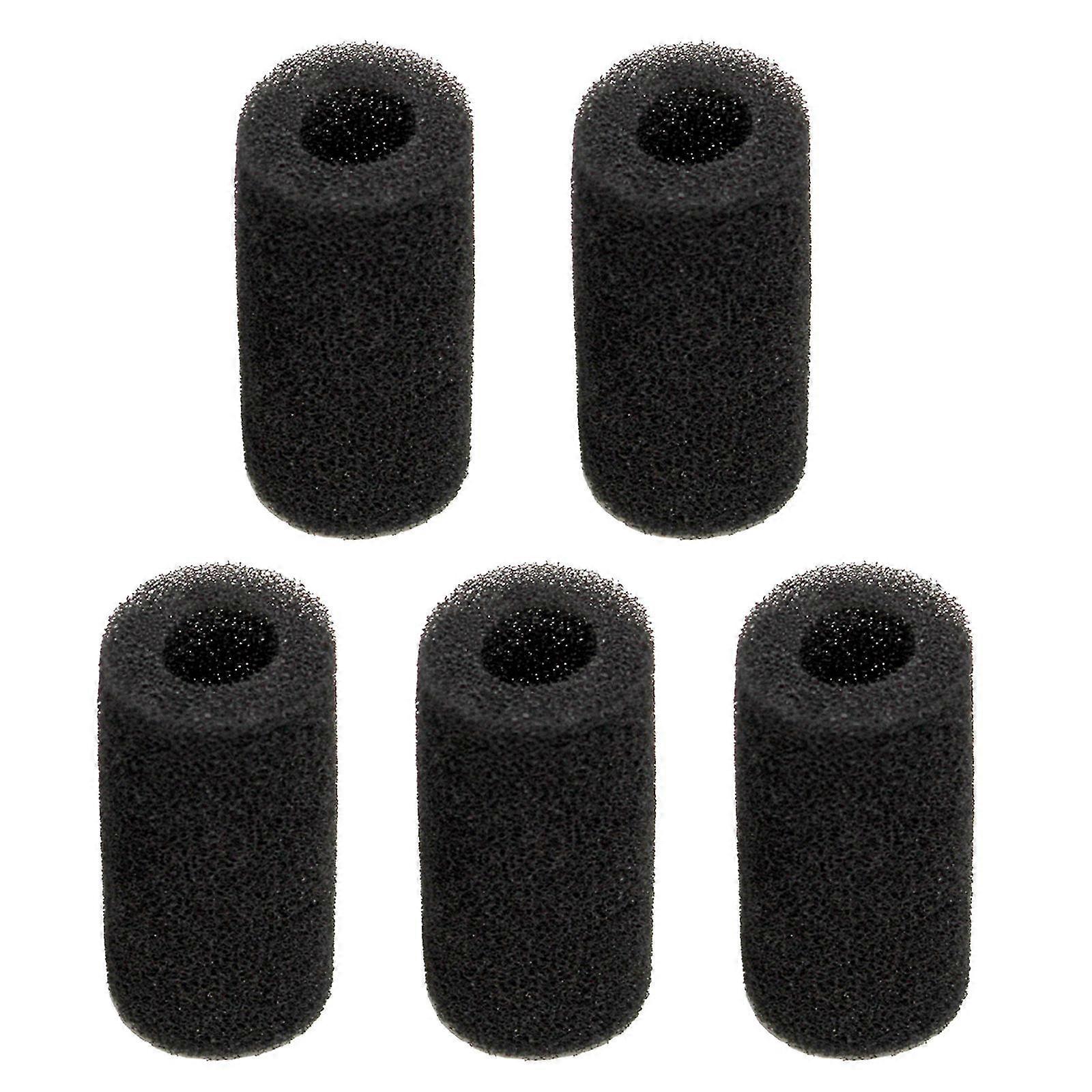 5 Pack Pre-filter Sponge Black Foam Rolls Aquarium Intake Filter Accessories