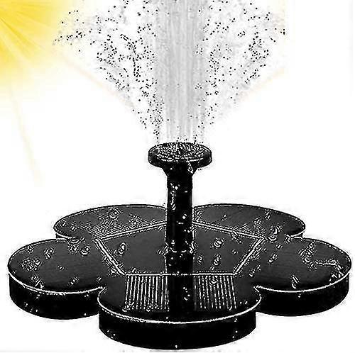 Solfontän Soldamm Pump SolvattenPump Flytande Fontänpump