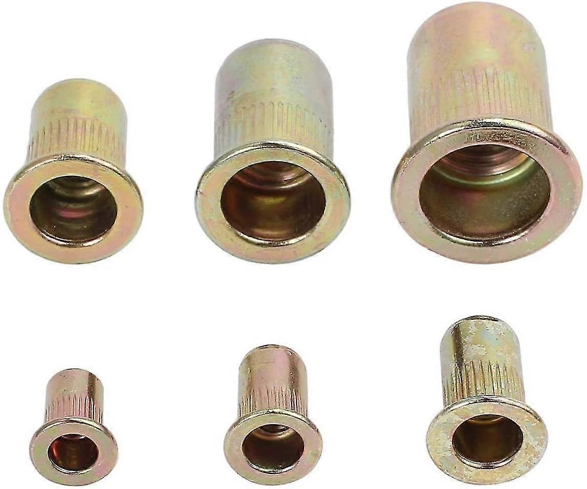 200 Pc Threaded Insert Inoxidable Nutsert  Nut Kit M3 M4 M5 M6 M8 M10