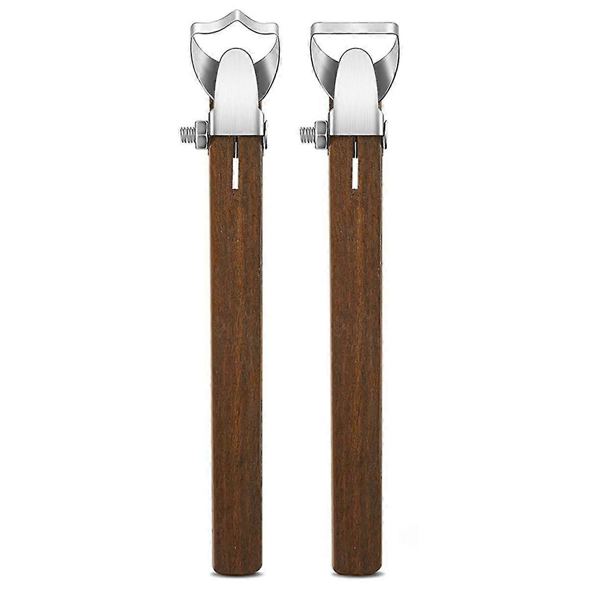 2 Pcs Sculpture Scraper Pottery Carving Tool Pottery Cup Handle Shape Tool Clay Extruder Tool (Simple Style)