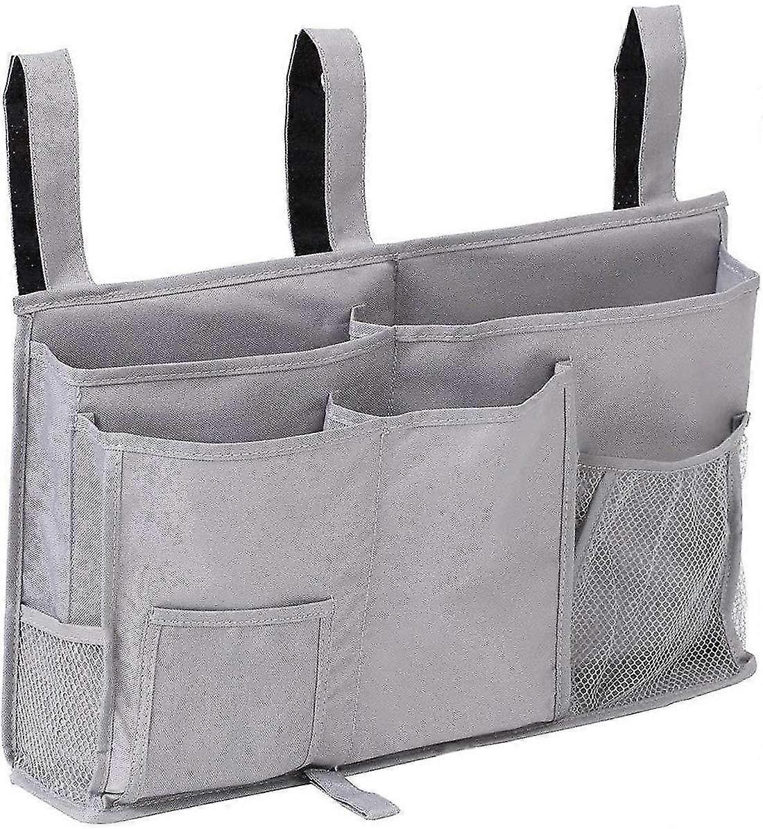Bedside Organizer Bedside Storage Caddy For Home,grey