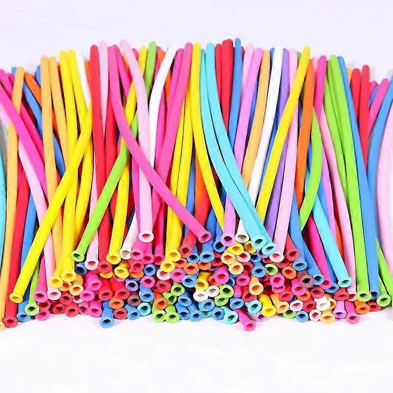 Magic Balloons, 100Pcs Modeling Balloons, Magic Latex Balloons, Modeling Balloons, Multicolored Long Balloons, for Animal Modeling, Weddings and Parti