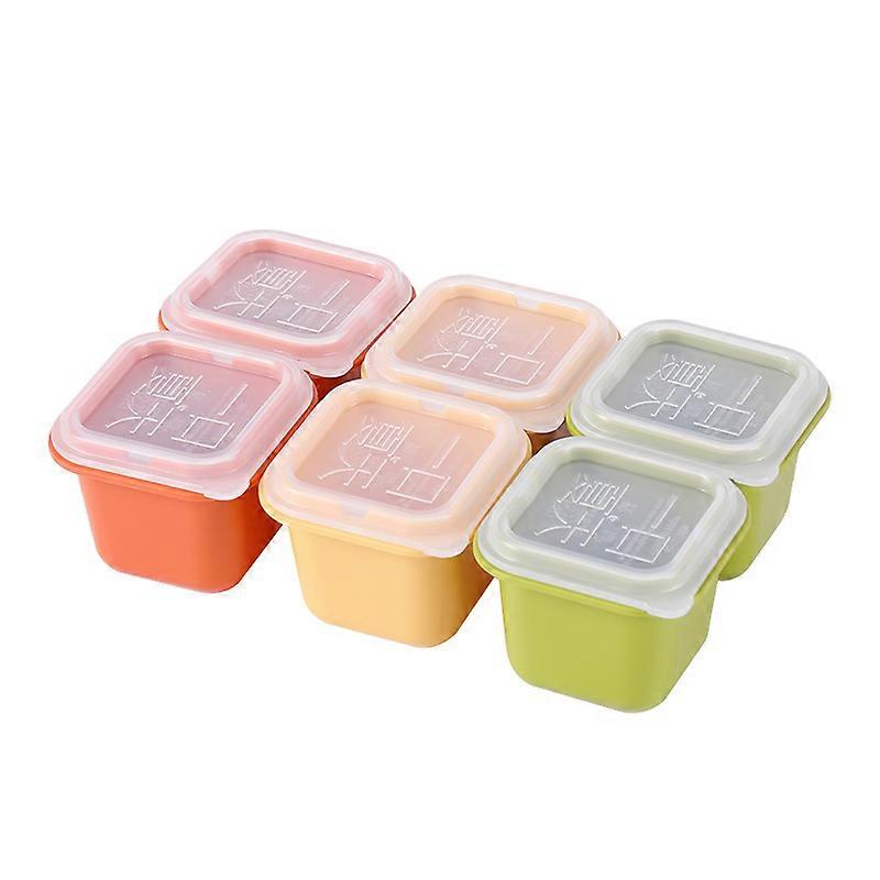 6pcs Ice Lattice Silicone Popsicle Mold