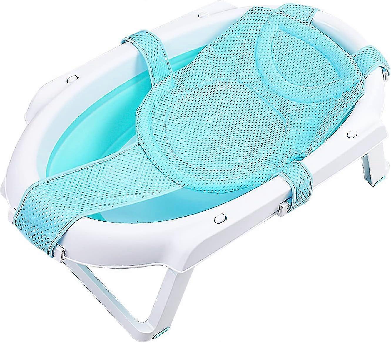 Baby Bath Support Net, Bath Net, Sling Shower Mesh Adjustable Non-slip Hammock Cradle Ring For Safety For Newborn Bathing 0-3 Years