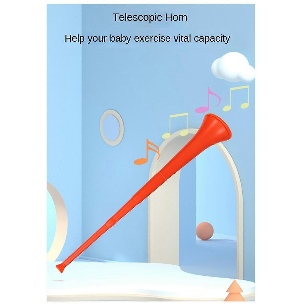 Trombone Plastic Trumpet Children'S Props Competition Cheering Props Exercise Lung Capacity