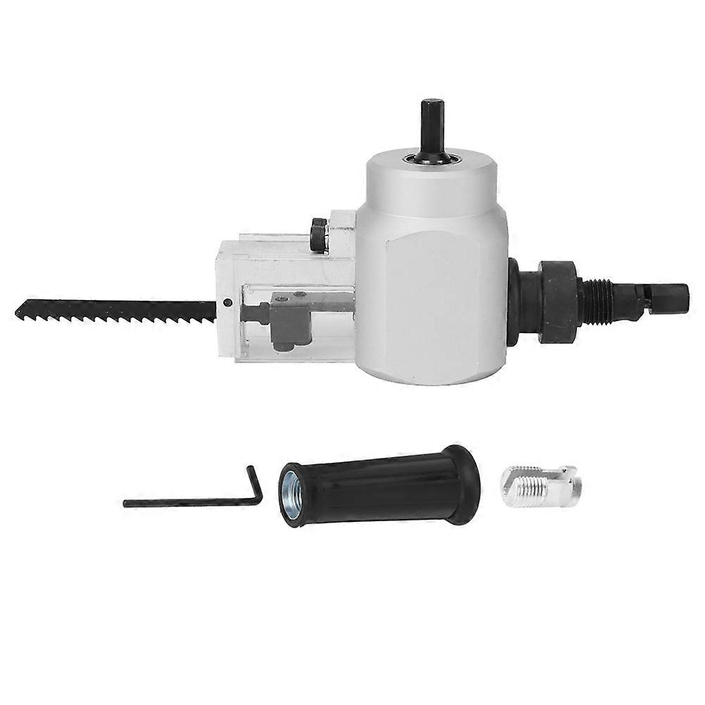 Double Head Metal Cutter Sheet Nibbler Drill Attachment Electric Wood Saw with Wrench