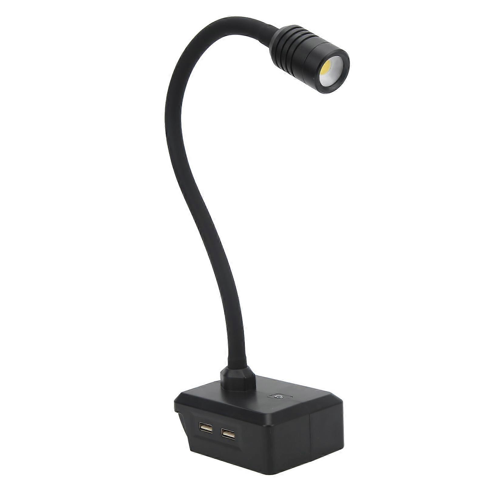 LED Work Light Cordless Gooseneck Lamp 3 Modes Dual USB with Hook for 14.4V?20V Battery