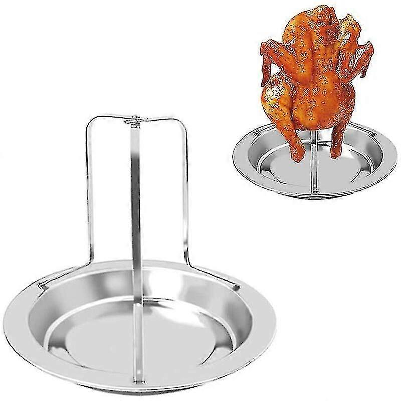 Stainless Steel Chicken Rack, Vertical Chicken Rack, Non-stick Chicken Roaster, Vertical Roasting Racks, Non-stick Chicken Roaster, For Oven, Barbecue