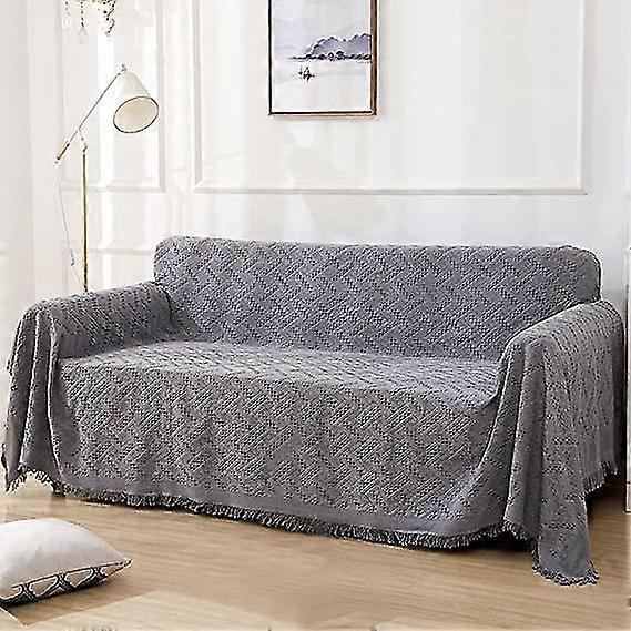 1pc Geometrical Sofa Cover 230*275cm, Couch