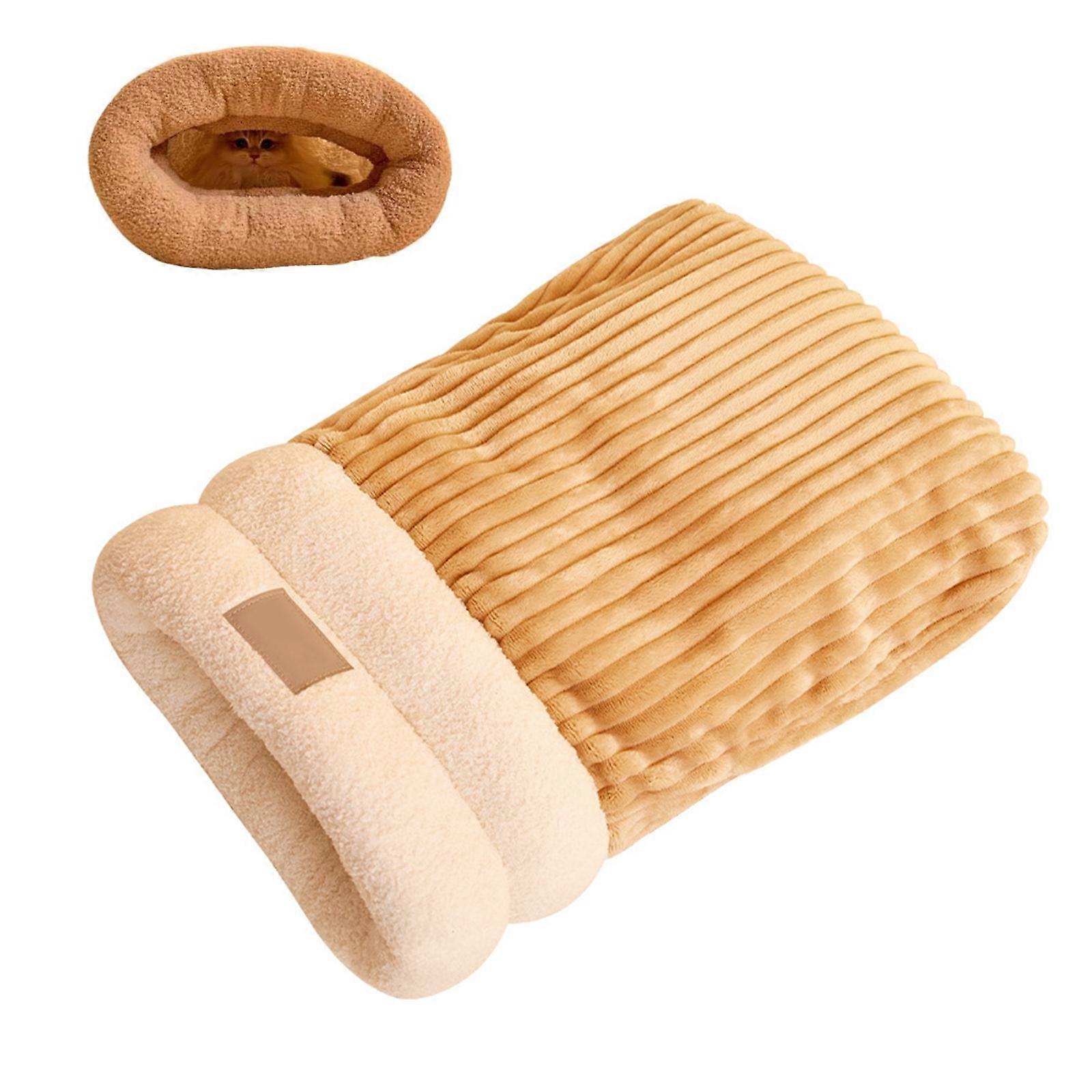 Cat Nest Sleeping Bag,Cat WinterWarm Sleeping Bag,Indoor Cat Soft Plush Bed Nest NEW