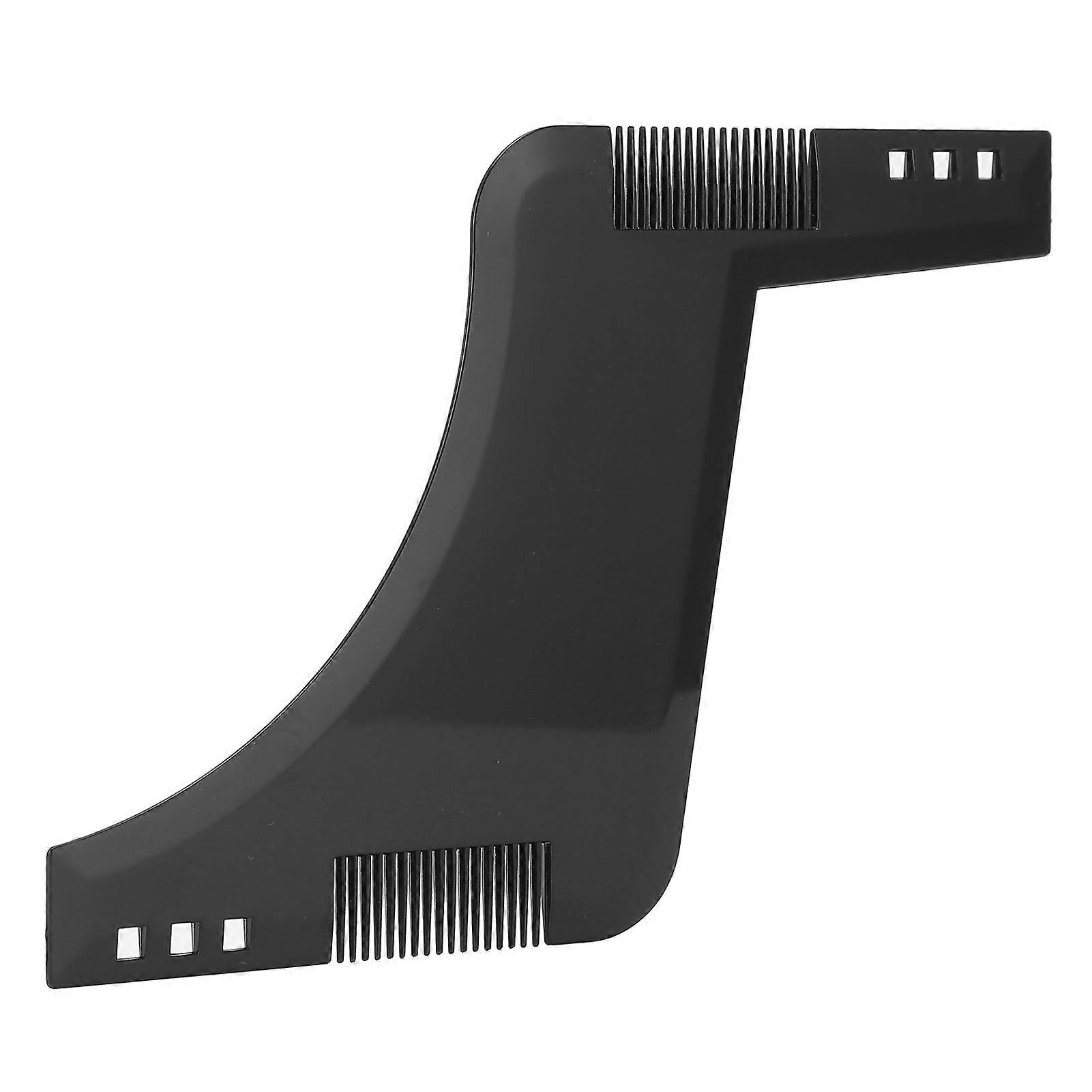 Men Beard Shaper Mustache Shaping Comb Trimming Guide Shaper Beard Styling Tool Black