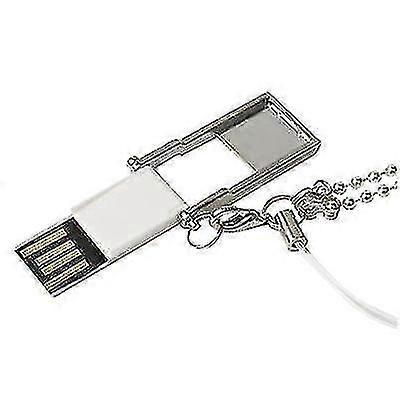 Mini Usb Flash Disk (4gb), White