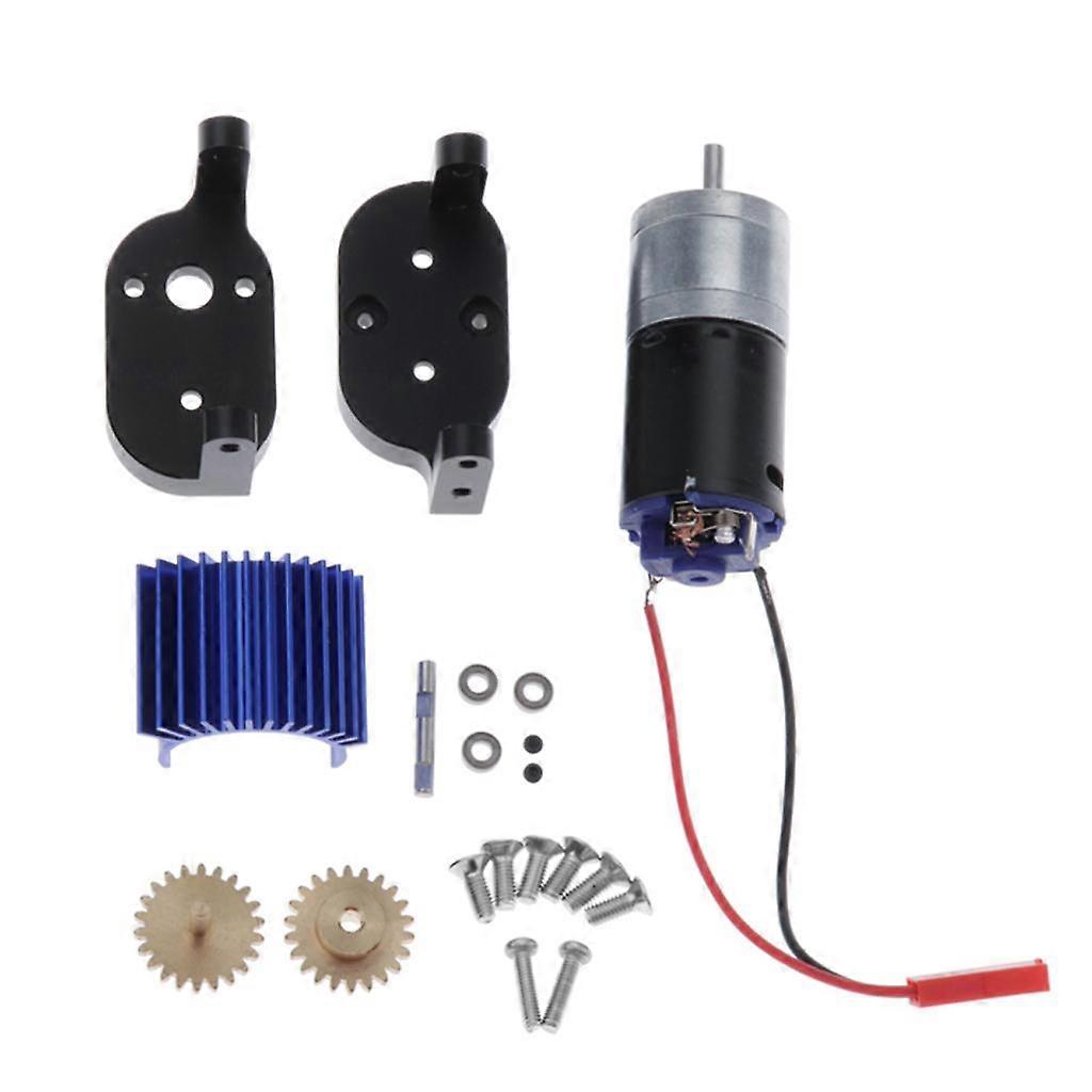 DIY Transfer   Upgrade Modified Model Kit for WPL C14 C24 C34 MM D90,D91 Car Metal Transfer   with 370 Motor