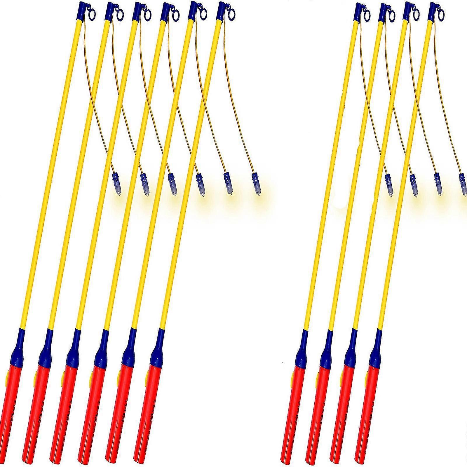 10X Lantern Stick For Children Lanterns For St 40 Cm In Set Lantern With Rod And Light Electric Battery Operated