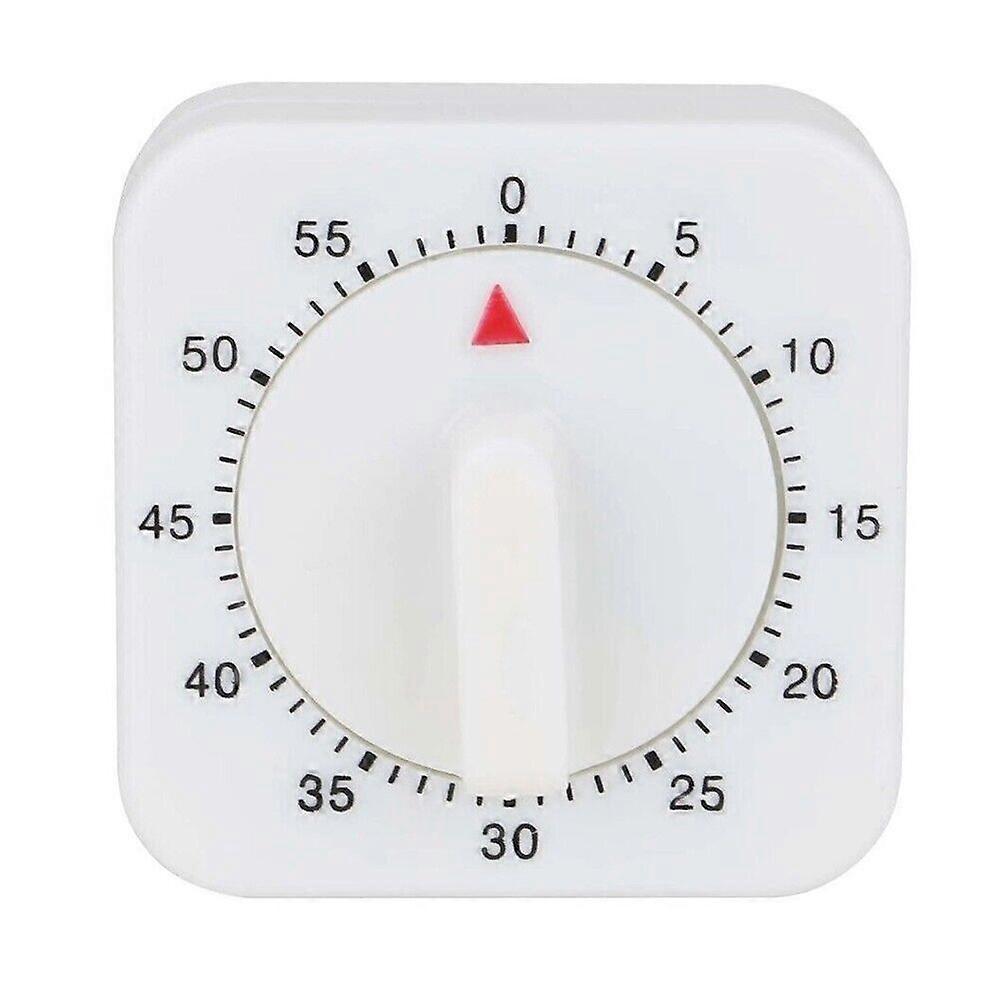 Square Mechanical Countdown Timer Kitchen Tool with Clear Ring Reminder