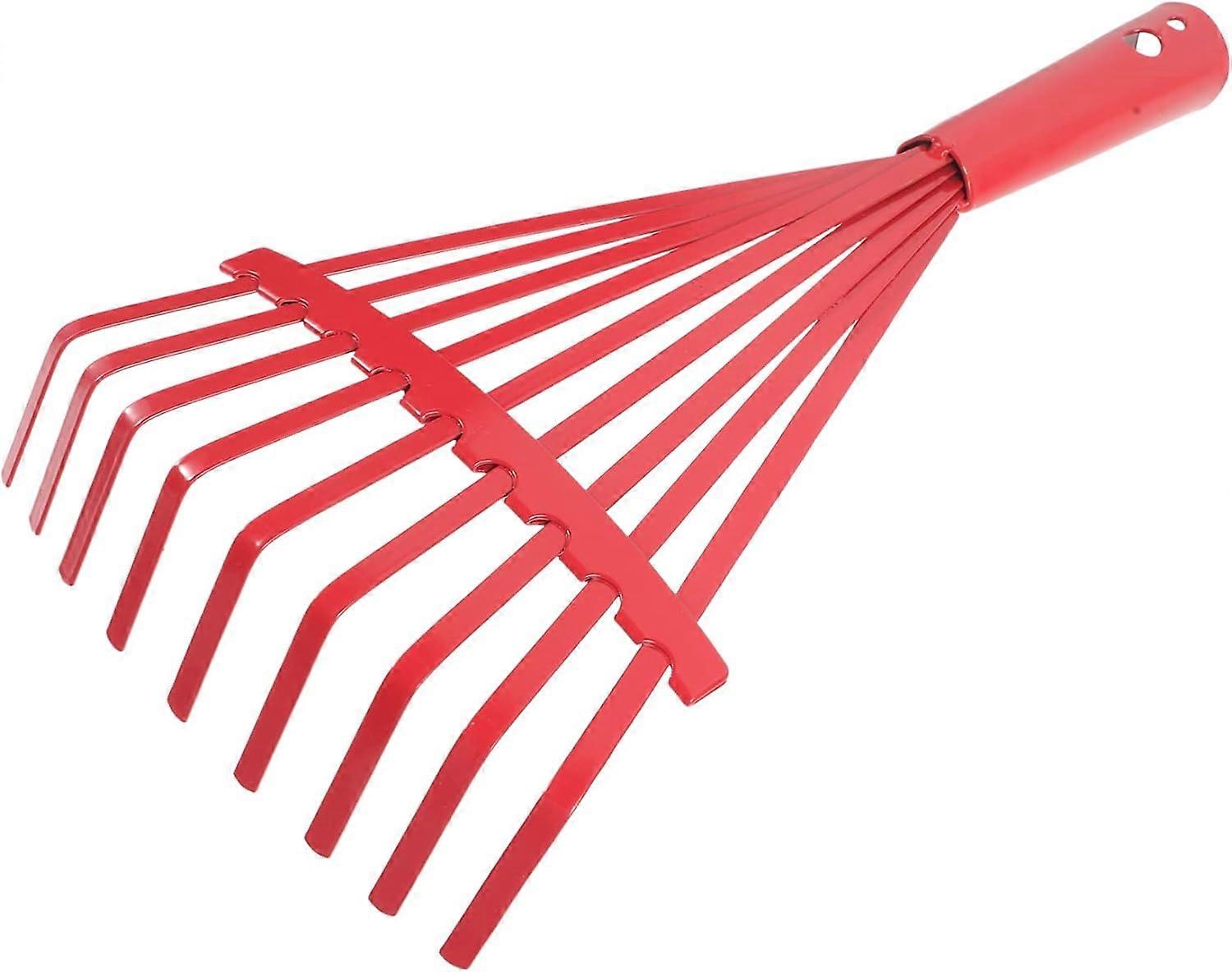 Leaf rake head with nine teeth (27x15cm)