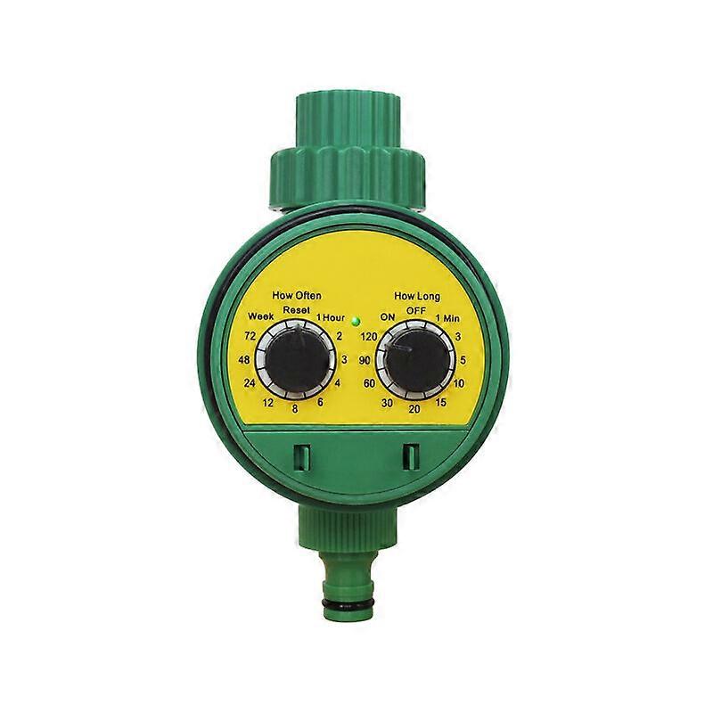 Automatic watering programmer and timer with multiple watering programs for garden greenhouse cultivation