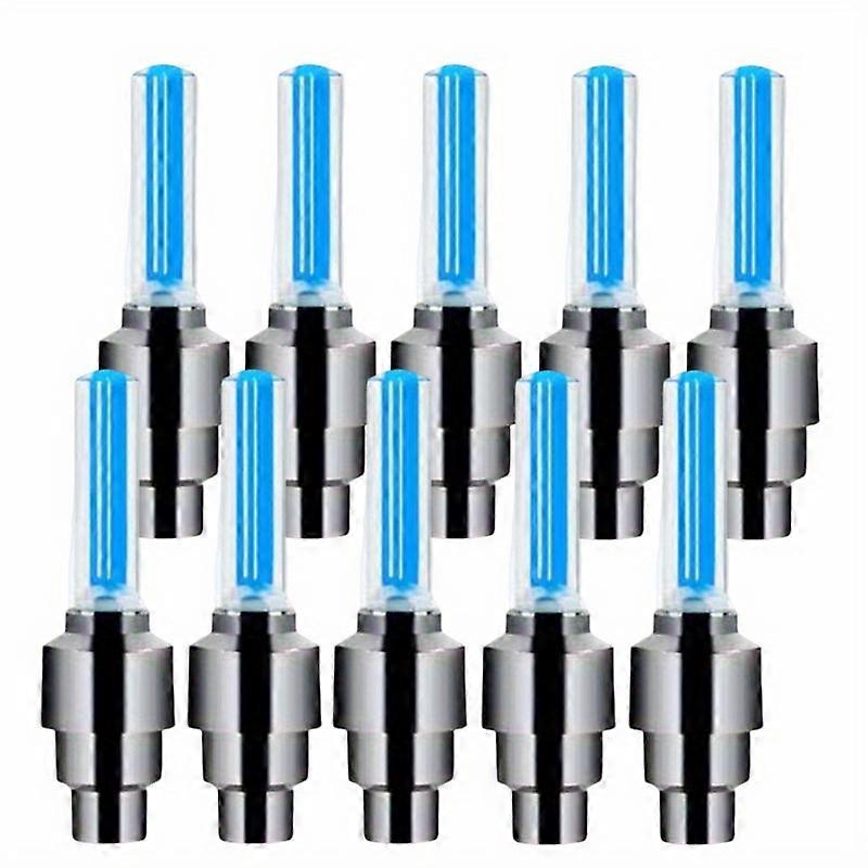 10pcs LED φώτα βαλβίδων ελαστικών μοτοσικλετών - Φωτίστε τη βόλτα σας με πολύχρωμες καυτές ρόδες!
