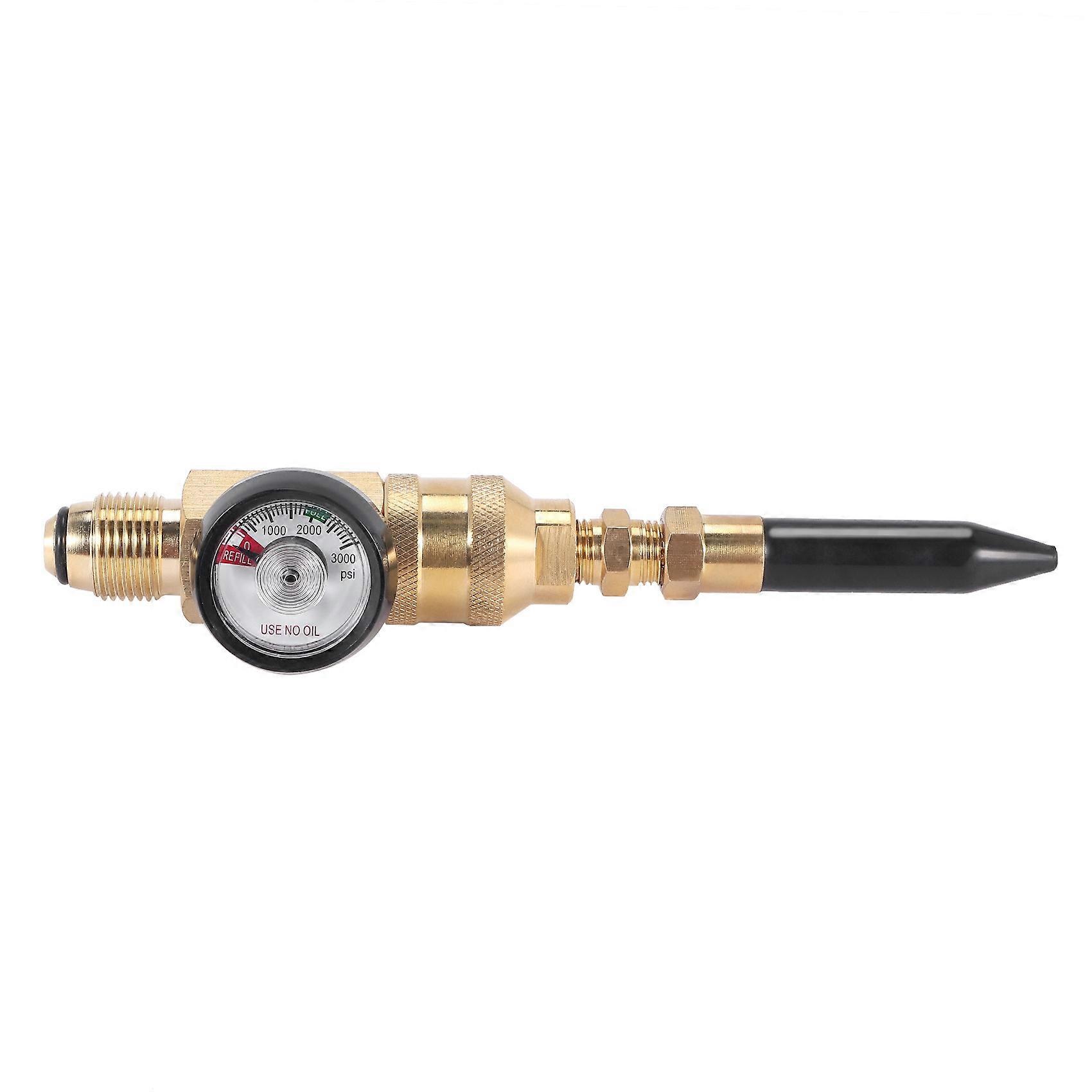 Tank Latex Balloon Inflator Regulator With Gauge For G5/8 Tank Valves