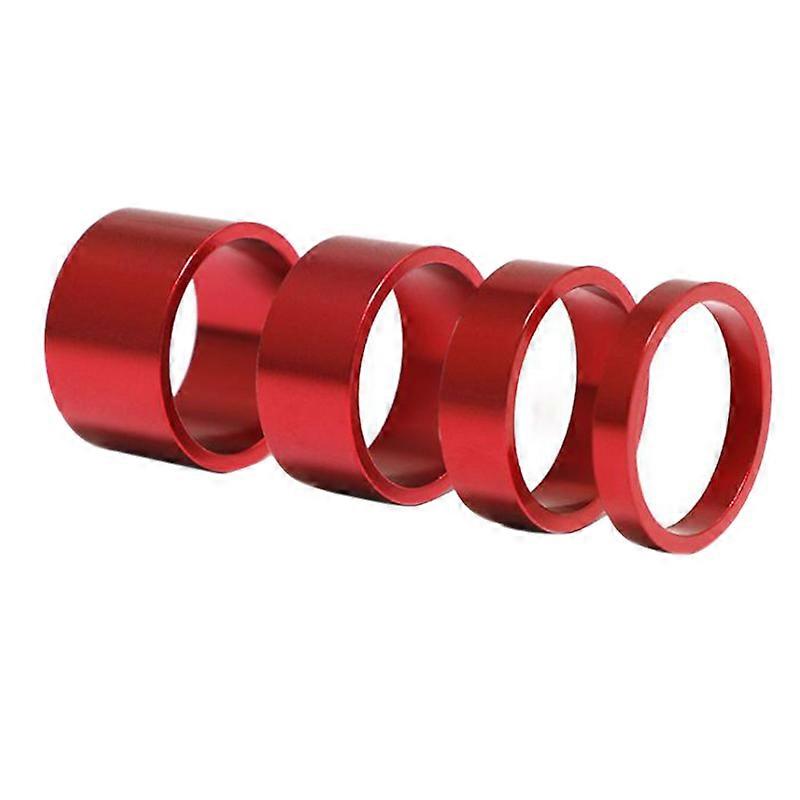 4Pcs/Set 5/10/15/20mm Aluminum Alloy Headset Stem Spacer 28.6mm Fork Washer Cap for Road Bike Cycli
