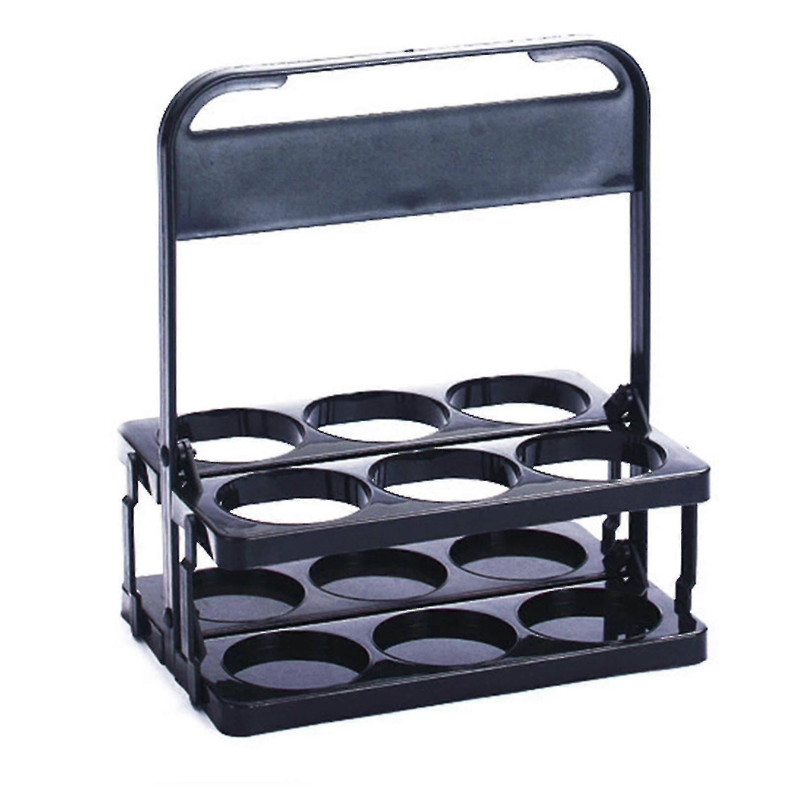 6 Cells Beer Carrier Plastic Folding Design Cans Holding Container For Wine Beer Soda-ZZY