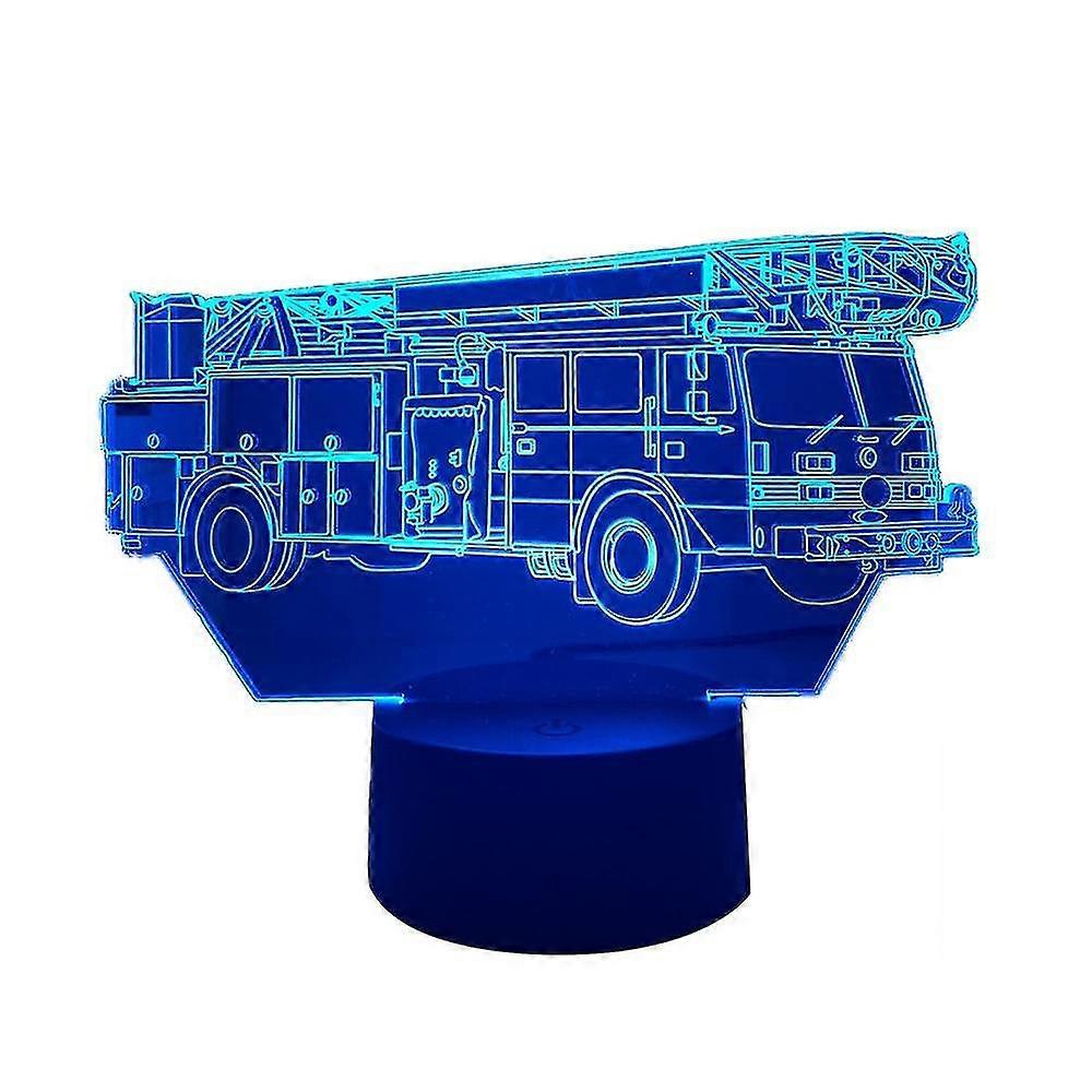 3d Illusion Car Design Night Lamp