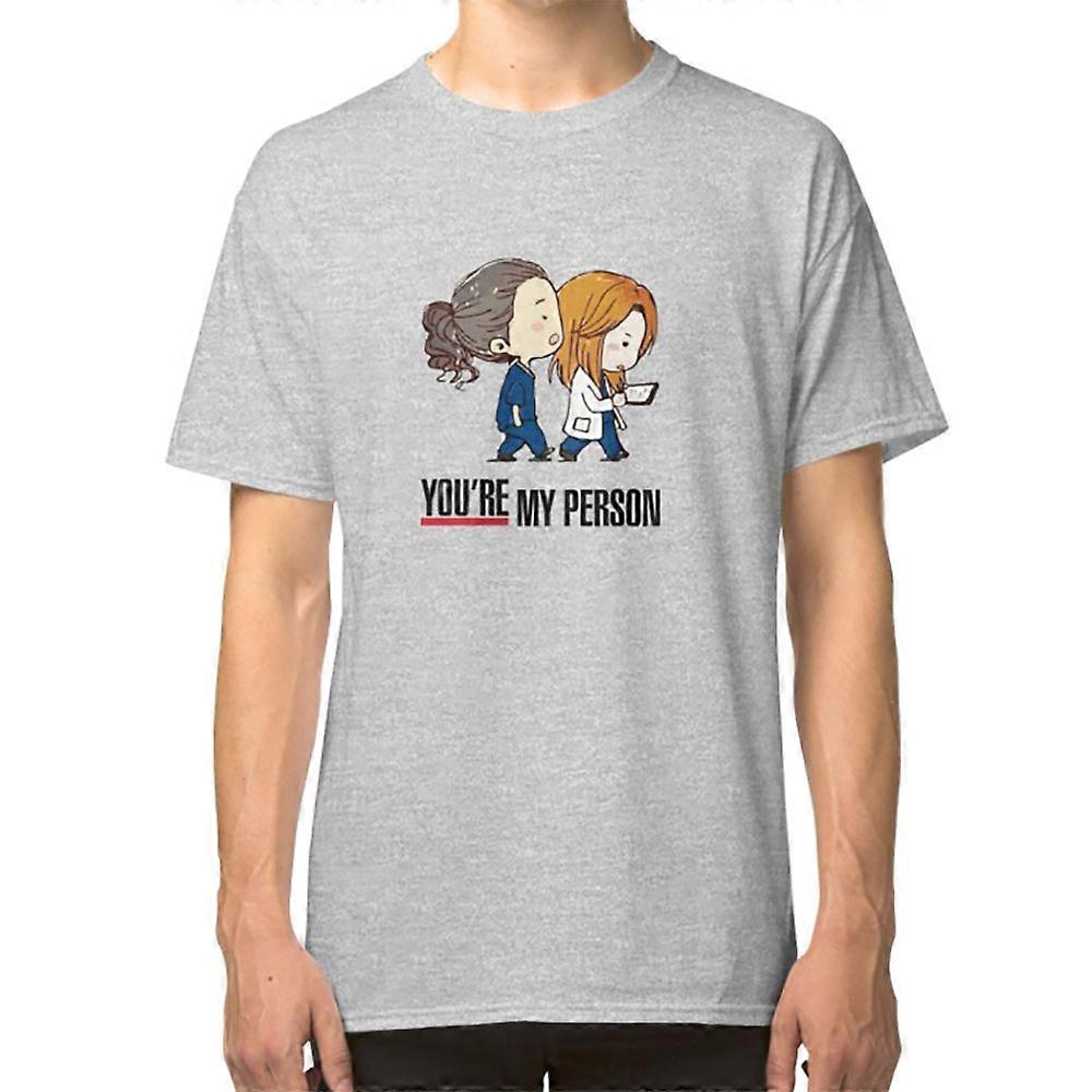 Você é a minha pessoa cinza Camiseta de anatomia