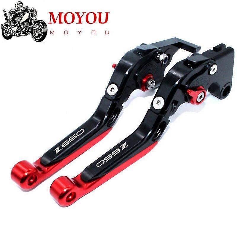Motor Vehicle Parts For Kawasaki Z650 Z 650 2017-2023 Motorcycle Accessories Folding Extendable Brake Clutch Levers With LOGO