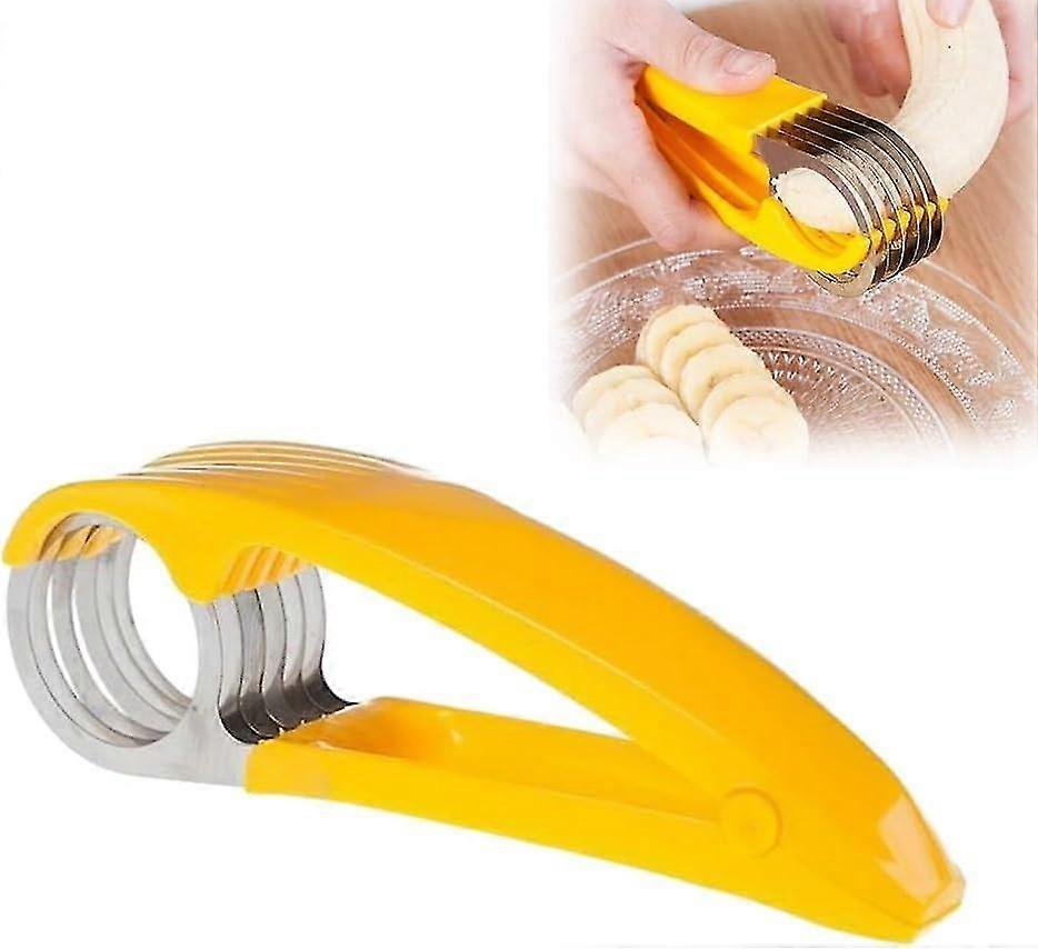 Food Manual Slicer, Stainless Steel Food Slicer, Banana Strawberry Cucumber Carrot Egg Slicer, Vegetable Fruit Multifunctional Slicer Fast Meal Prep