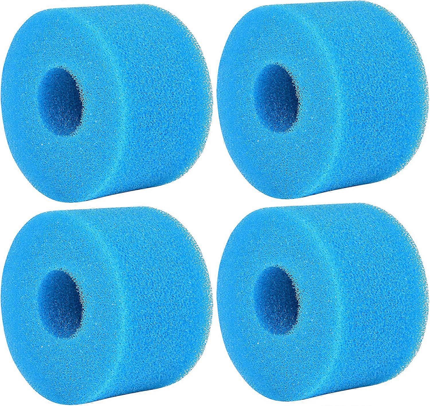 Dww-4 Pices ponge Filtrante Type S1, Cartouche de Filtre en Mousse, Mousse pour Filtre Piscine, Rutilisables et Lavables, Filtre en Mousse pour Spa, P