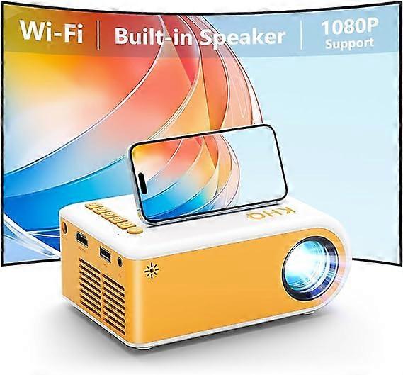 מיני כיס LED מקרן קולנוע ביתי 1080p Full HD וידאו וידאו USB טעינה PRO, 100% חדש