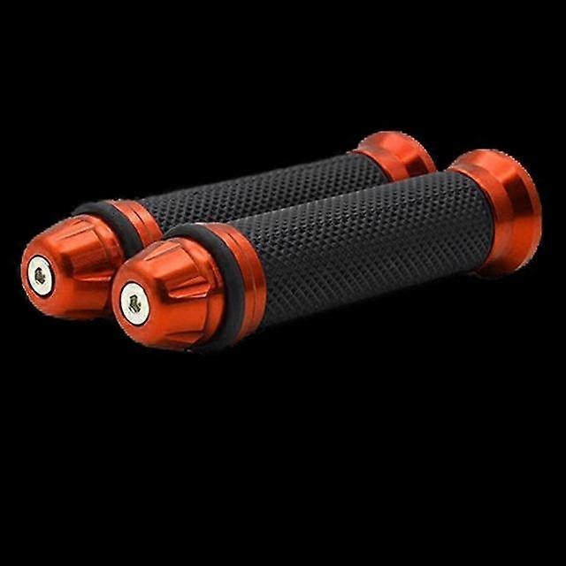 2Pcs Motorcycle Grip Hand Aluminum Alloy Rubber Pedal Biker Scooter Handlebar Soft Cover Handle Grips Modification Accessories