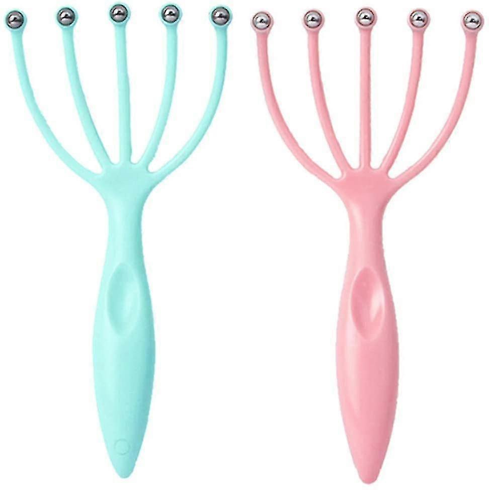 2pcs Scalp Massager, Portable Handheld Spa Head Massager
