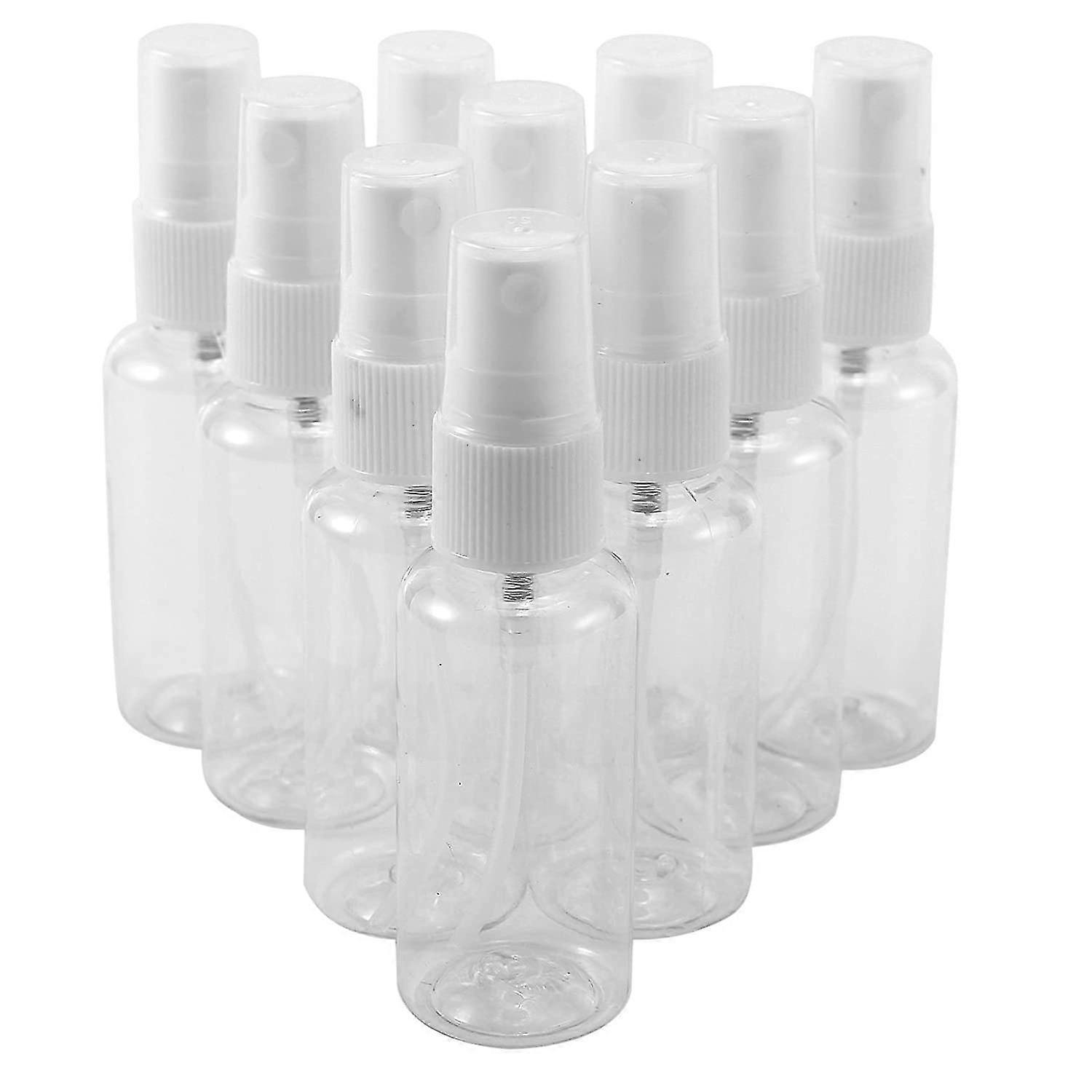 10pcs Transparent Spray Bottles Empty Spray Bottles 50ml