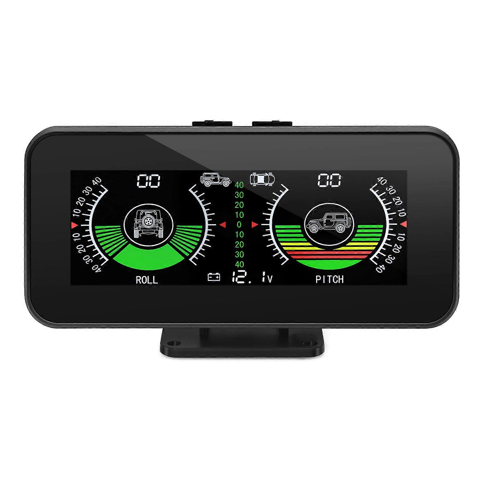 Head Up Display Digitale Snelheid Hellingsmeter Kompas Inclinometer GPS Snelheidsmeter Overspeed Alarm Off Road On Board Computer HUD