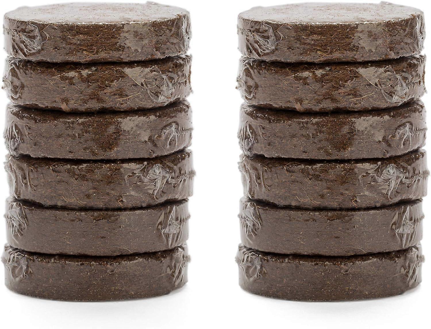 Solo de vaso orgânico para plantas internas / externas, expande-se para caber vasos de 3 polegadas e 4 polegadas