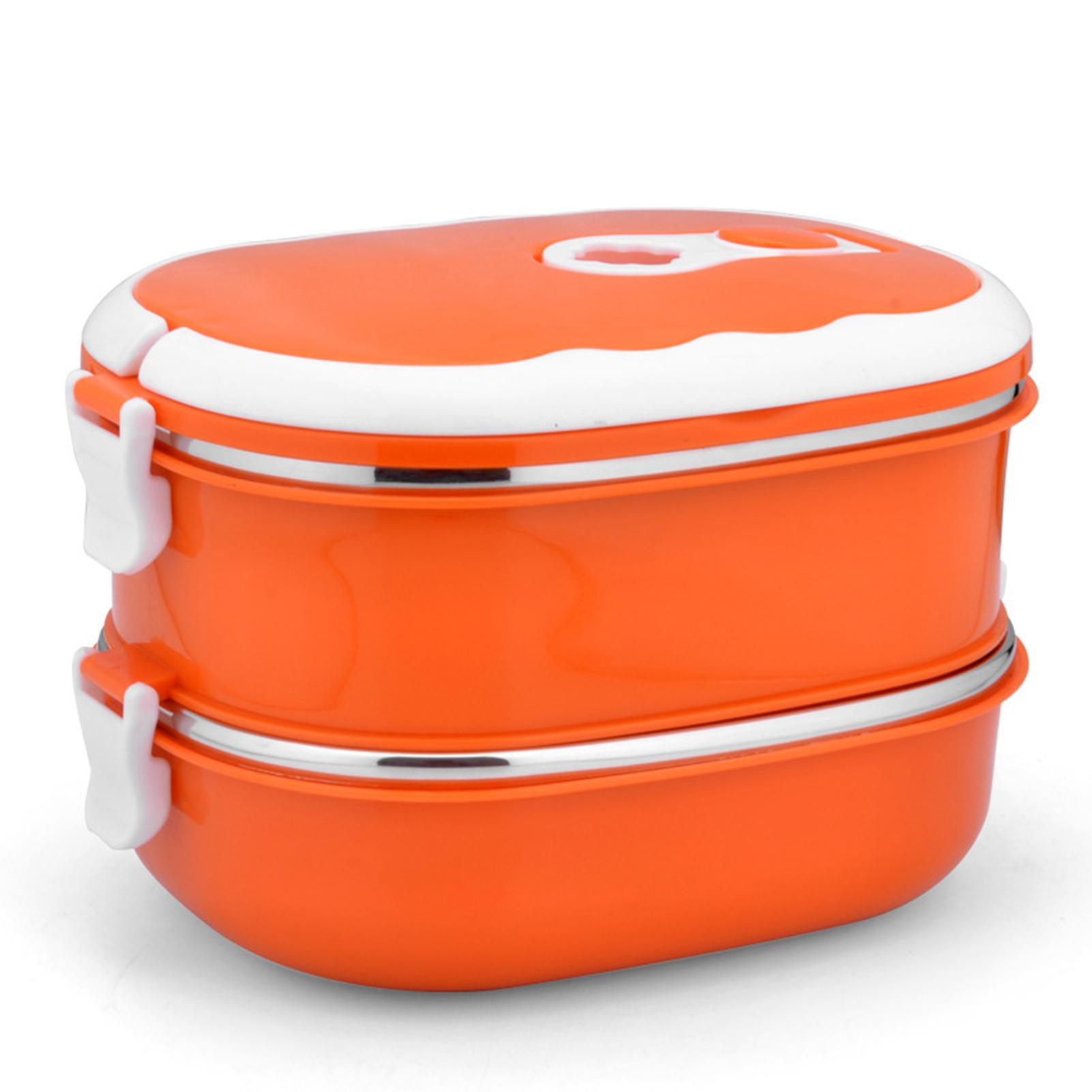 Portable Rectangular Lunch Box Stainless Steel Insulated Food Storage Container