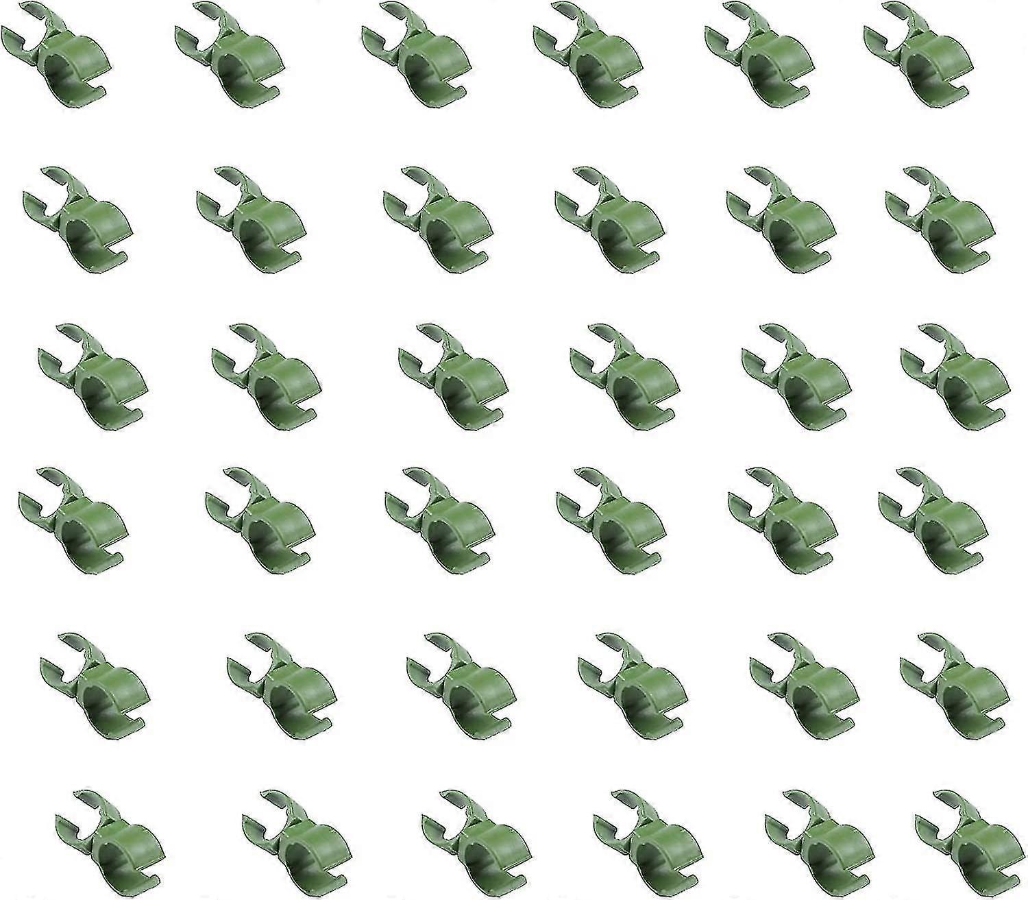 36 Pack Universal Plant Trellis Clips 20mm Plastic Rotating Clip Holder