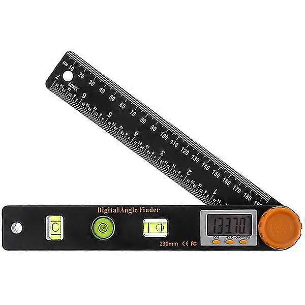 1 Set 4 In 1 Digital Protractor Angle Ruler Level Universal Ruler Goniometer