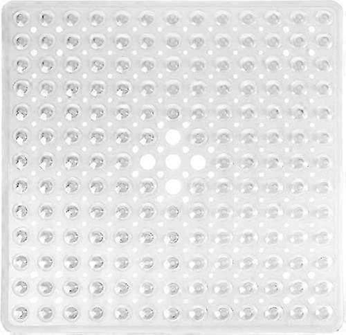 Non-Slip Shower Mat with Suction Cups, Safety Mildew Resistant Bath Mat with Drainage HolesNavy Blue