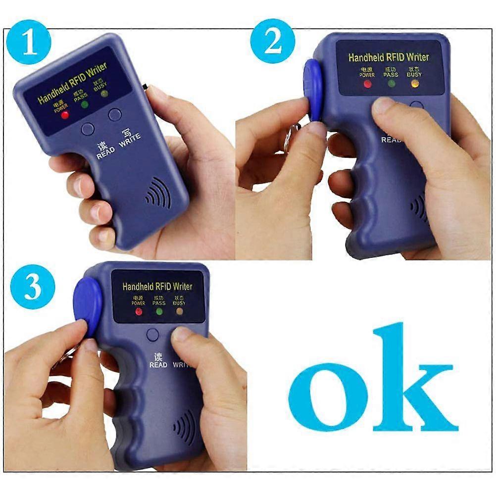 Handheld ID Card Duplicator Replicator Inductive ID Card Copier Reader Writer Handheld 125kHz Card Reader