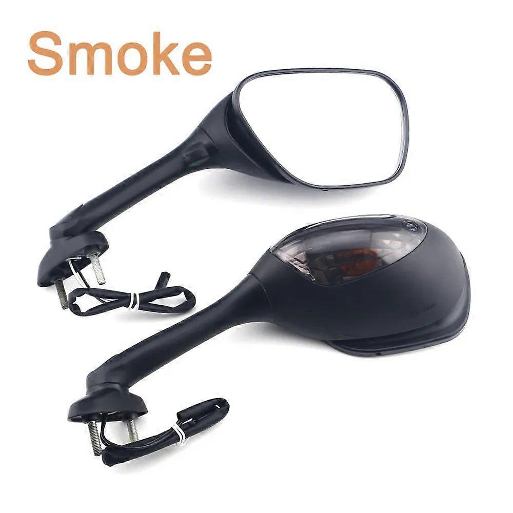 For Suzuki GSXR600 GSXR750 2006-2021 Rearview Mirrors With Turn Signals Light 2007 2008 2009 2010 2011 2012 13 14 15 16 17 18 19