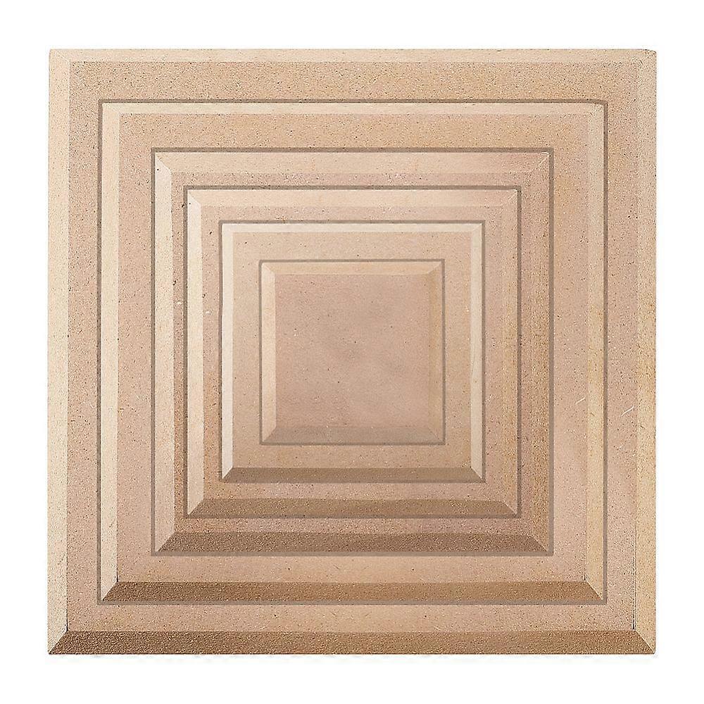 6Pcs Pottery Tools Printing Blank Density Board Molding Tools Square 10~30x10~30x0.9cm 6pcs/set