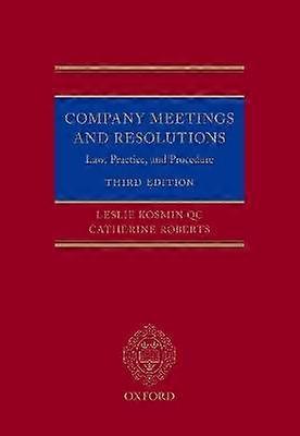 Company Meetings and Resolutions