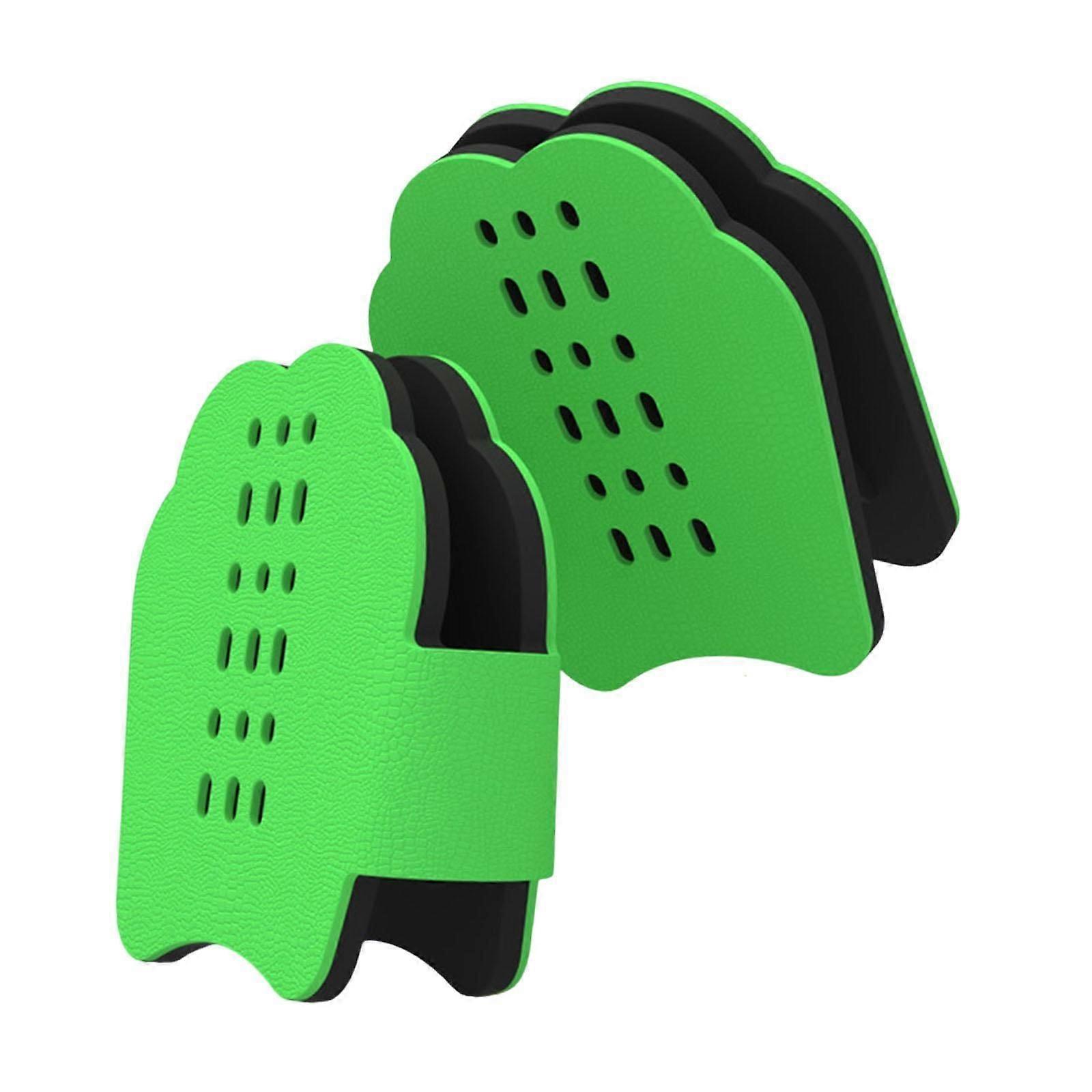 2Pcs Badminton Hand Rackets EVA Badminton Racquets for Backyard Outdoor Lawn Green